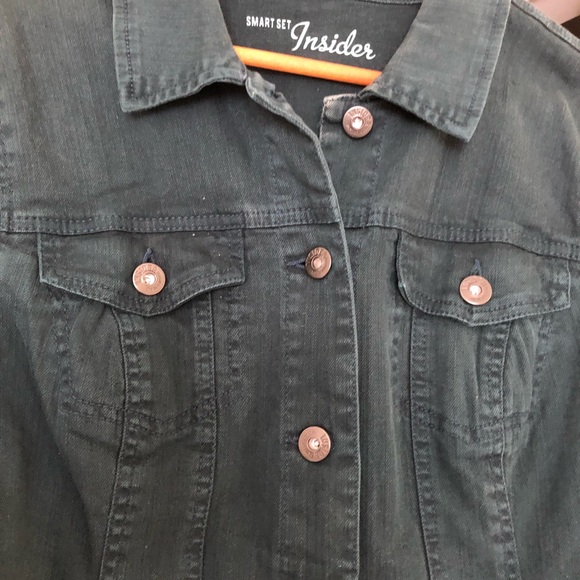 Forest Green Cotton Jacket - Picture 2 of 11